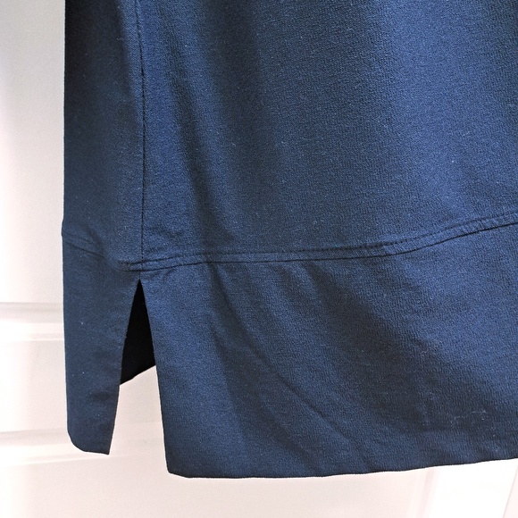 Eileen Fisher Lightweight Washable Crepe Round Neck Tunic Midnight Size 2X - Picture 4 of 13